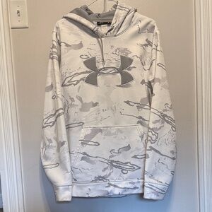 Under Armour Men's Gray Patterned Hoodie